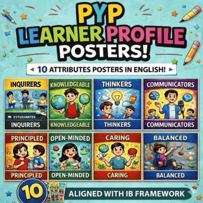 𝗜𝗕 𝗣𝗬𝗣 𝐋𝐞𝐚𝐫𝐧𝐞𝐫 𝐏𝐫𝐨𝐟𝐢𝐥𝐞 𝐀𝐭𝐭𝐫𝐢𝐛𝐮𝐭𝐞 𝐏𝐨𝐬𝐭𝐞𝐫𝐬 -𝐒𝐞𝐭 𝐨𝐟 𝟏𝟎 (𝗜𝗻 𝗘𝗻𝗴𝗹𝗶𝘀𝗵)