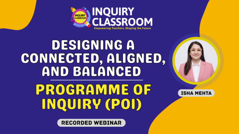 𝐃𝐞𝐬𝐢𝐠𝐧𝐢𝐧𝐠 𝐚 𝐂𝐨𝐧𝐧𝐞𝐜𝐭𝐞𝐝, 𝐀𝐥𝐢𝐠𝐧𝐞𝐝, 𝐚𝐧𝐝 𝐁𝐚𝐥𝐚𝐧𝐜𝐞𝐝 𝐏𝐫𝐨𝐠𝐫𝐚𝐦𝐦𝐞 𝐨𝐟 𝐈𝐧𝐪𝐮𝐢𝐫𝐲 (𝐏𝐎𝐈)